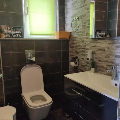 Kupaonica u objektu Apartmani Mira Brela