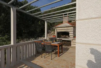 Balkon ili terasa u objektu Secluded fisherman's cottage Cove Prapratna - Prapatna (Brac) - 17608