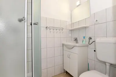 Kupaonica u objektu Makarska sea view rooms