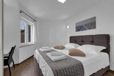 Krevet ili kreveti u jedinici u objektu Ivan Sea View Apartment