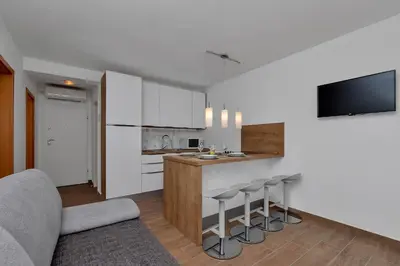 Kuhinja ili čajna kuhinja u objektu Ivan Sea View Apartment