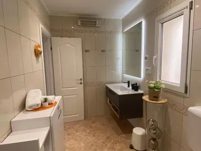 Kupaonica u objektu Apartment Simon - Old Stone Charm, Central Bol Life