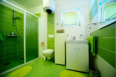 Kupaonica u objektu Holiday home with pool, Supetar, Island Brac