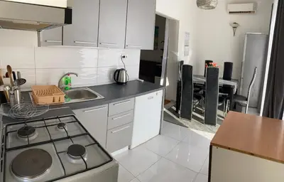 Kuhinja ili čajna kuhinja u objektu Apartment Stipe