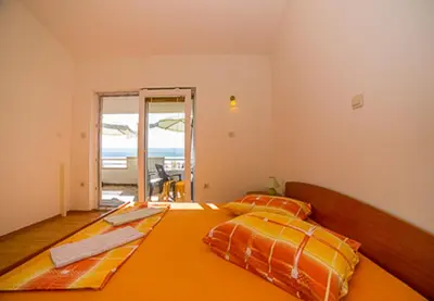 Krevet ili kreveti u jedinici u objektu Apartments Saga 2