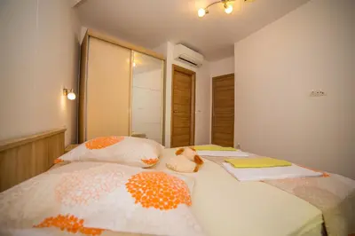 Krevet ili kreveti u jedinici u objektu Apartments Saga 2