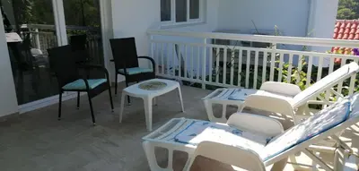 Balkon ili terasa u objektu Apartment Penthouse by the sea