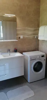 Kupaonica u objektu Apartment Penthouse by the sea