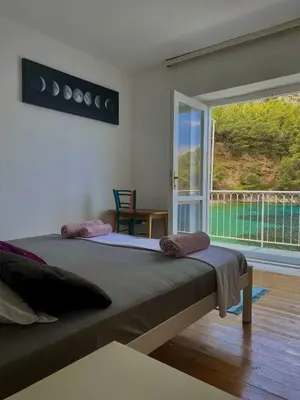 Krevet ili kreveti u jedinici u objektu Robinson Crusoe ECO bay apartment
