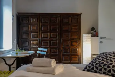 Krevet ili kreveti u jedinici u objektu Hvar Old Dalmatian House Junior Suite - Deck 2