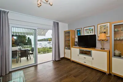 TV i/ili zabavni centar u objektu Apartments Grgo