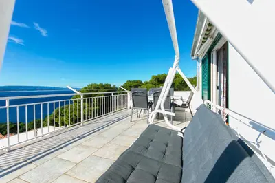 Balkon ili terasa u objektu VILLA NEDE