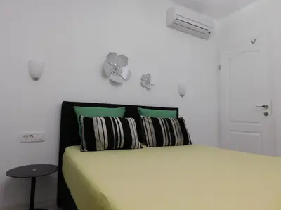 Krevet ili kreveti u jedinici u objektu Villa Renata - Apartment Zeleni