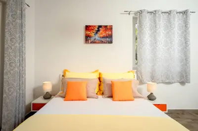 Krevet ili kreveti u jedinici u objektu Villa Vista Hvar