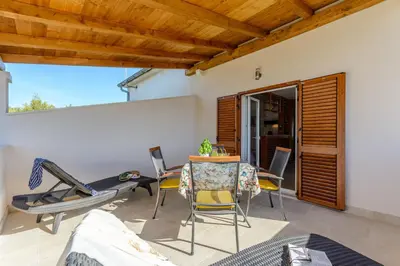 Balkon ili terasa u objektu Apartment Vesna