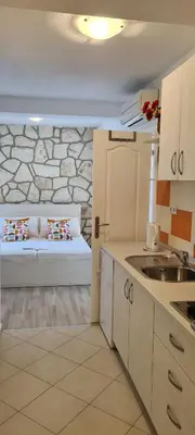 Kuhinja ili čajna kuhinja u objektu Apartments Antonia