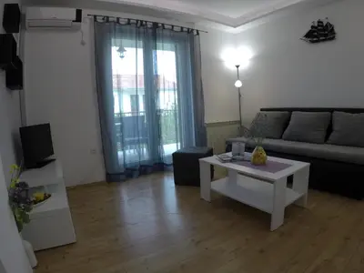 TV i/ili zabavni centar u objektu Comfortable apartment in Stari Grad