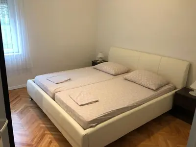 Krevet ili kreveti u jedinici u objektu Sea view apartment Manda