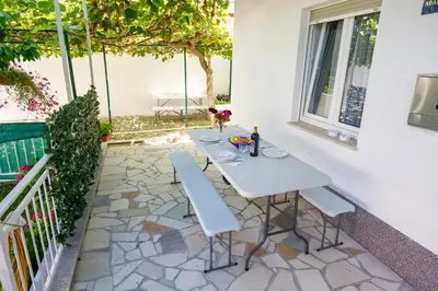 Balkon ili terasa u objektu Sea view apartment Manda
