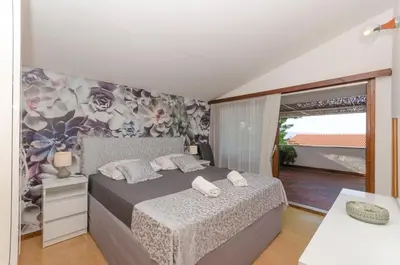 Krevet ili kreveti u jedinici u objektu Apartments Jadro