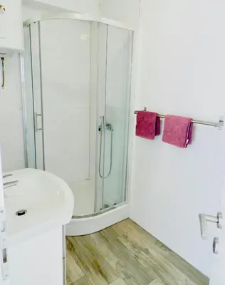 Kupaonica u objektu Diamant Apartments