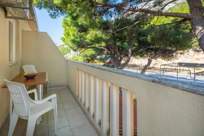 Balkon ili terasa u objektu Apartments & Restaurant Galeb