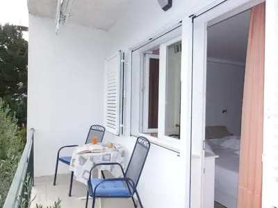 Balkon ili terasa u objektu Apartmani Stipan