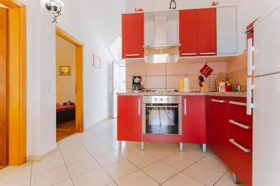 Kuhinja ili čajna kuhinja u objektu Apartments Mari