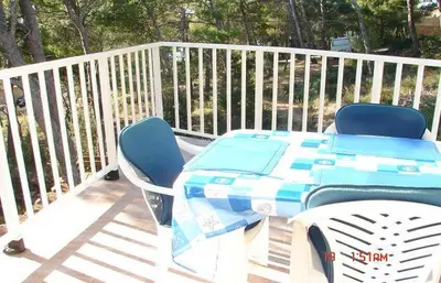 Balkon ili terasa u objektu Apartments Dijana