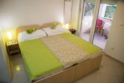 Krevet ili kreveti u jedinici u objektu Apartmani Šantić