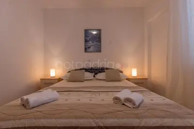 Krevet ili kreveti u jedinici u objektu Quiet Area apartments Rose