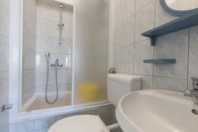 Kupaonica u objektu Quiet Area apartments Rose