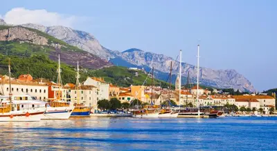 Tlocrt objekta Modern apartment in Makarska with sea view