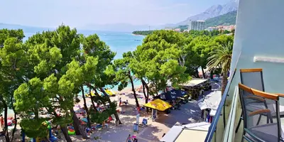 Tlocrt objekta Modern apartment in Makarska with sea view