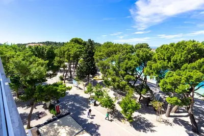Tlocrt objekta Modern apartment in Makarska with sea view