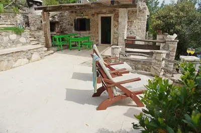 Tlocrt objekta Remote Beach House Studena Brač