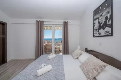 Krevet ili kreveti u jedinici u objektu Bilin san apartments