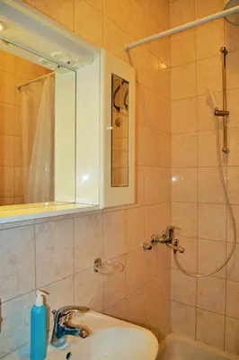 Kupaonica u objektu Apartments Sandy Beach