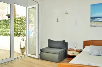Krevet ili kreveti u jedinici u objektu Apartments Sandy Beach