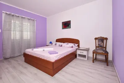 Krevet ili kreveti u jedinici u objektu Apartments Makarska Gudelj Cvitan