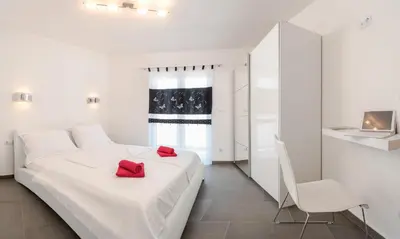 Krevet ili kreveti u jedinici u objektu Sunny Biokovo Apartments