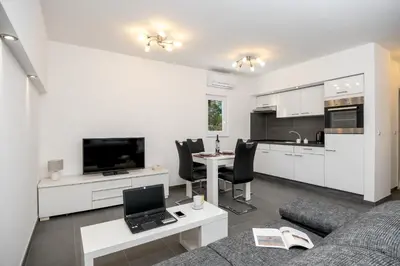 Kuhinja ili čajna kuhinja u objektu Sunny Biokovo Apartments