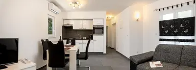 Kuhinja ili čajna kuhinja u objektu Sunny Biokovo Apartments