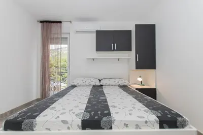 Krevet ili kreveti u jedinici u objektu Studio apartments Zloic in Krvavica