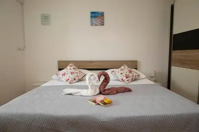 Krevet ili kreveti u jedinici u objektu Apartment Pojatica Sumartin