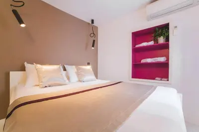 Krevet ili kreveti u jedinici u objektu Boutique old town house Karkovich