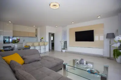 TV i/ili zabavni centar u objektu A&D Deluxe Penthouse Apartment Dani