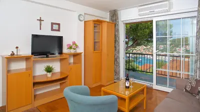 TV i/ili zabavni centar u objektu Apartments Kalina