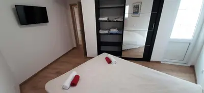 Krevet ili kreveti u jedinici u objektu Penthaus Apartment N&M