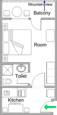Tlocrt objekta House Santro